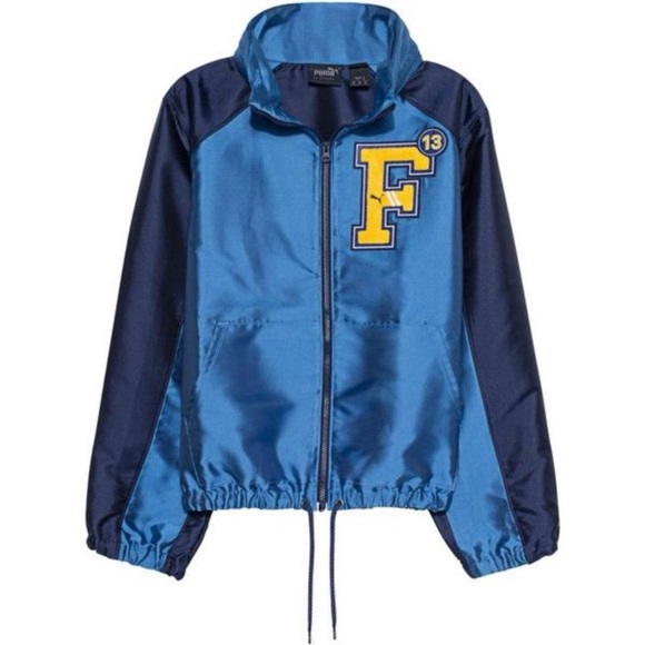 PUMA X FENTY BY RIHANNA WOMEN'S SATIN HOODED TRACK JACKET - Picture 2 of 8